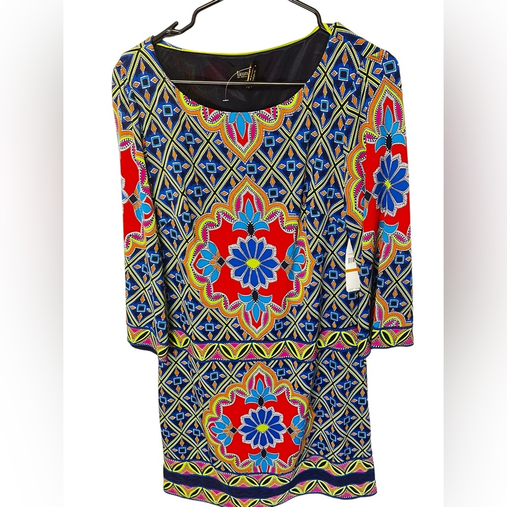 Laundry by shelli segal 70s style dress NWT